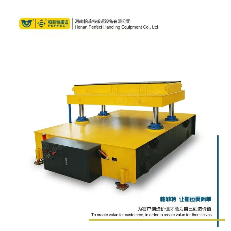 Customized Motorized Die Transfer Cart With Lifting Device 120 Ton suppliers