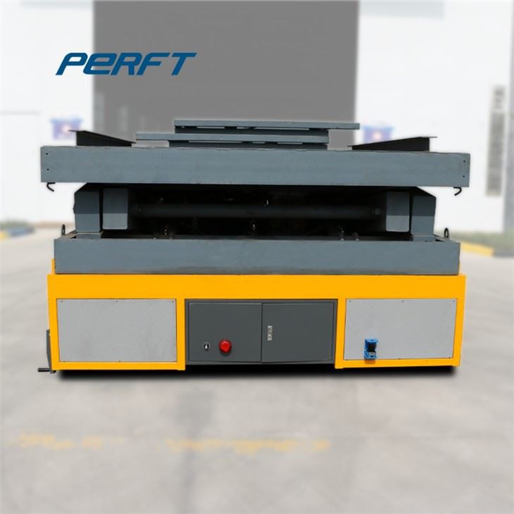 Electric 5 Tons Hydraulic Lifting Platform Truck To Transport The Equipment in The Building