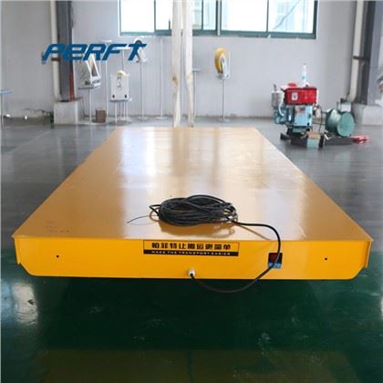 Perfte-cable Line Powered Rail Transfer Trolley Għal 5 Ton